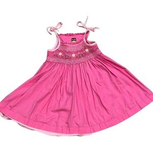 Vintage Chocolate Soup Pink Smocked Dress